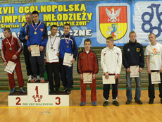 Paweł Wojciechowski na trzecim stopniu podium - 58 kg styl klasyczny