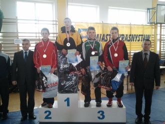 Damian Tokarski i Łukasz Bloch na trzecim stopniu podium kategorii wagowej do 50 kg