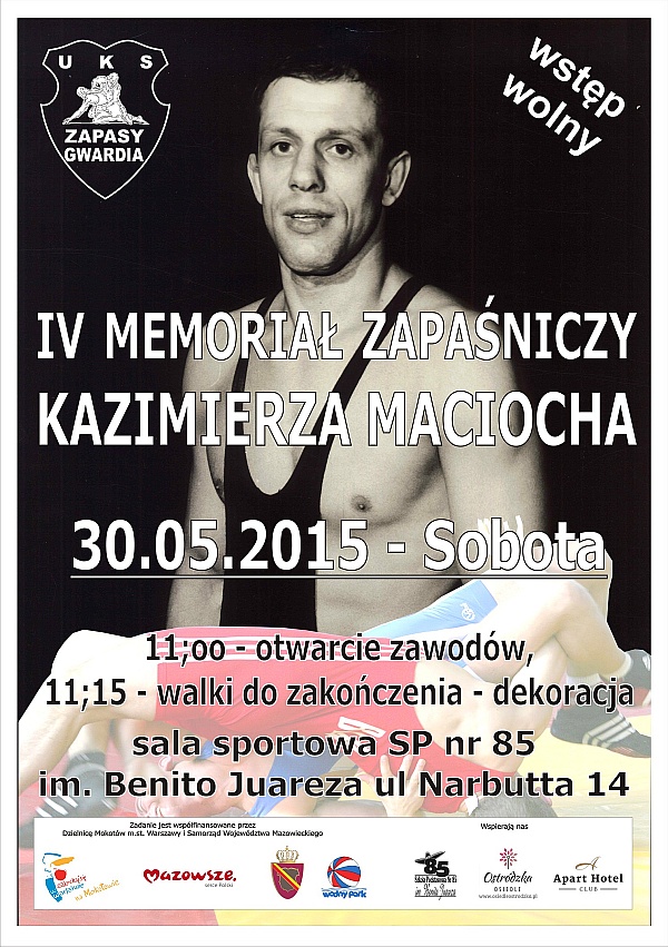 IV Memoriał Kazimierza Maciocha - Warszawa 2015