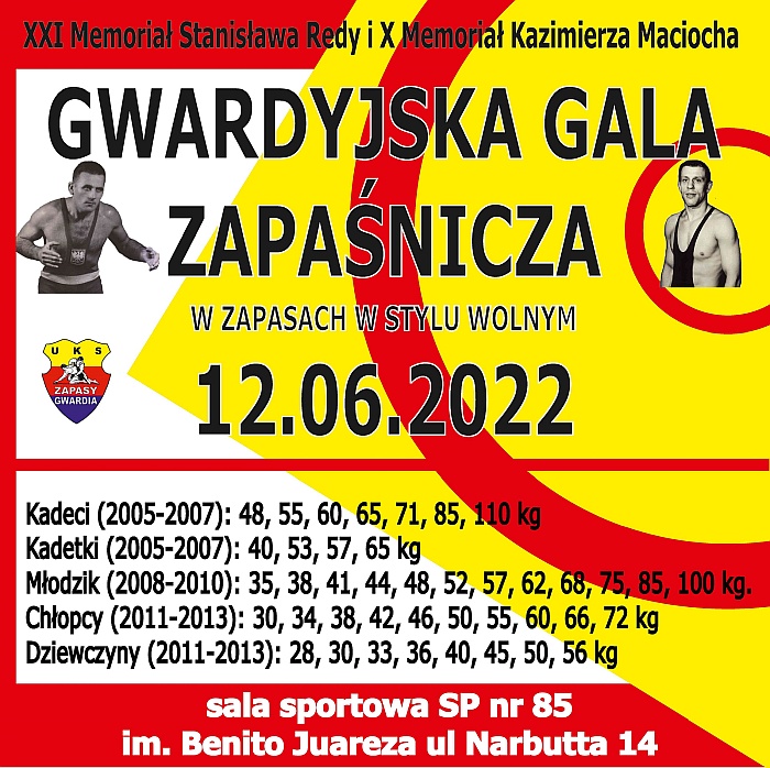  Gwardyjska Gala Zapaśnicza - Warszawa 2022